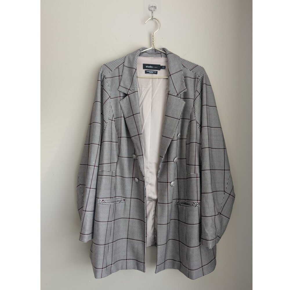 Torrid Ponte Double Breasted Relaxed Blazer - Picture 5 of 11
